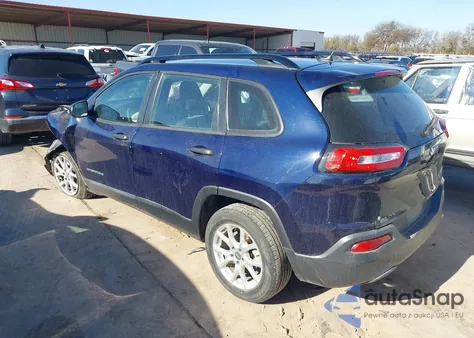 2015 Jeep Cherokee Sport from USA, damaged, VIN 1C4PJLAB7FW761031